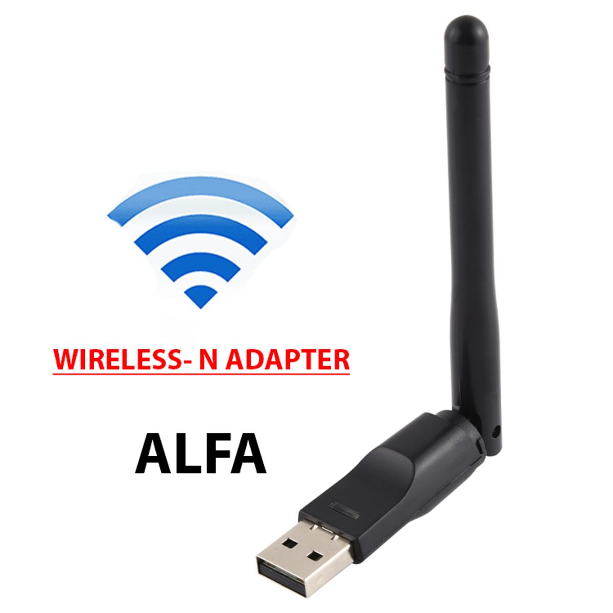 Alfa Net WiFi Fixed 3DBi Antenna Wireless-N USB Adapter. 
