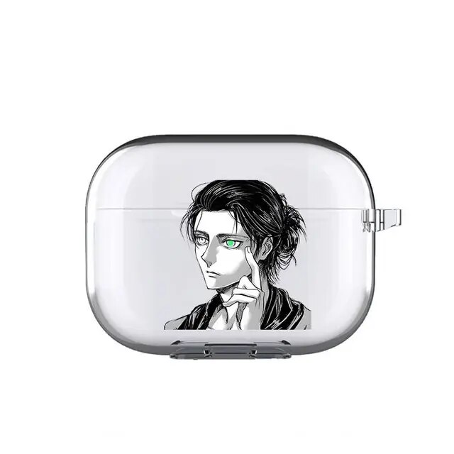 Naruto Uchiha Itachi Uchiha Obito Iphone Airpods Headset Case Generation 1/2/3 Wireless Bluetooth Pro Frosted Soft Case