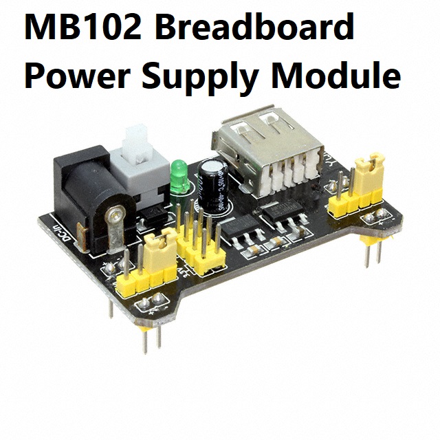 MB102 Breadboard Power Supply Module Solderless 3.3V 5V Breadboard Power Supply Module For Arduino DIY Do Not Need Any Cables For Power Supply. 