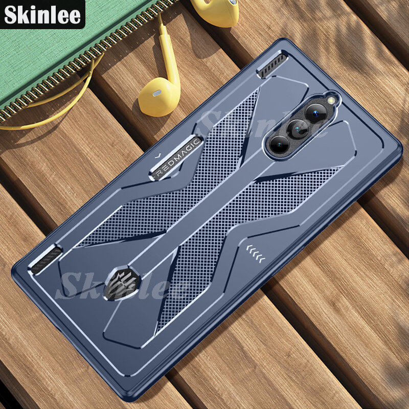 Phone Case Nubia Red Magic8 Pro Plus Back Cover Ultra-thin Shockproof Cross Design Heat Dissipation All Inclusive Soft Casing for Redmagic 8 + 8 Pro Cover Cases. 