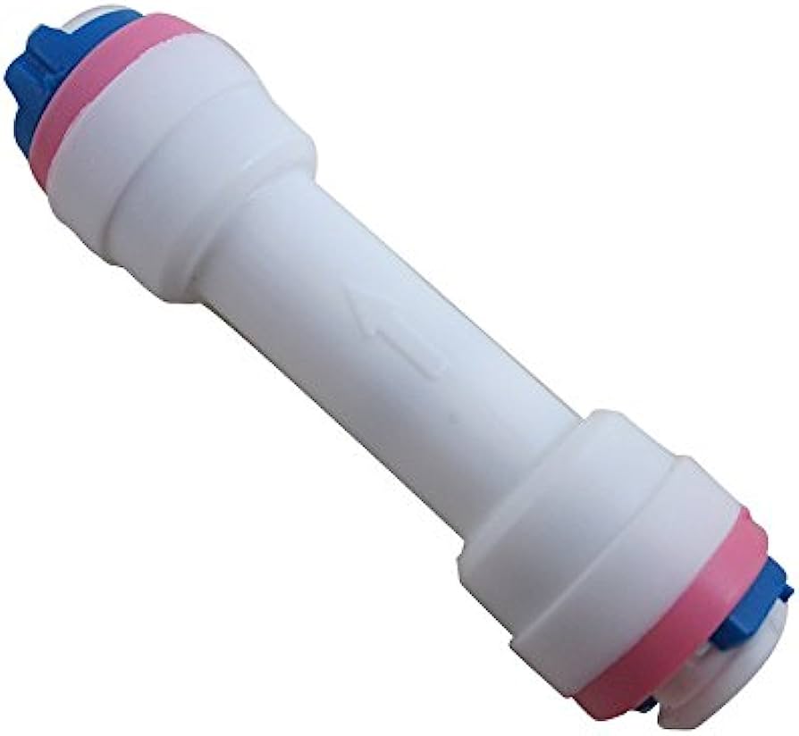 Ro-Non Return Valve NRV for Reverse Osmosis System Water Filter-1/4 (White, Standard Size)