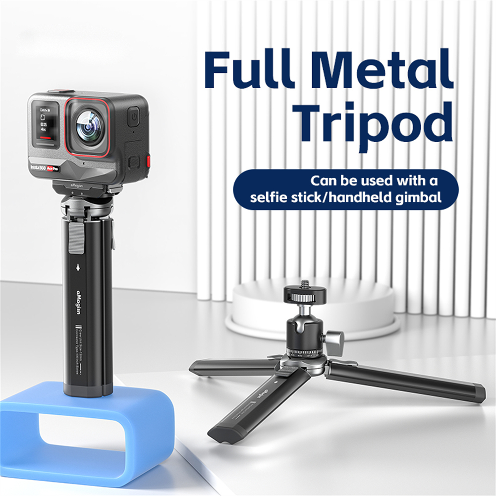 Camera Tripod Aluminium Alloy Gimbal Camera Stabilizer Tabletop Tripod Selfie Stick Tripod Action Camera Accessories. 