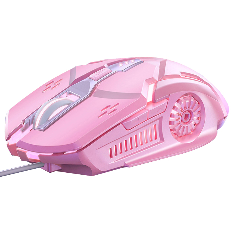 （NEW）aming  Mouse 5 Wired 6d nous aming Mechanical Computer Mouse(Sound Click). 