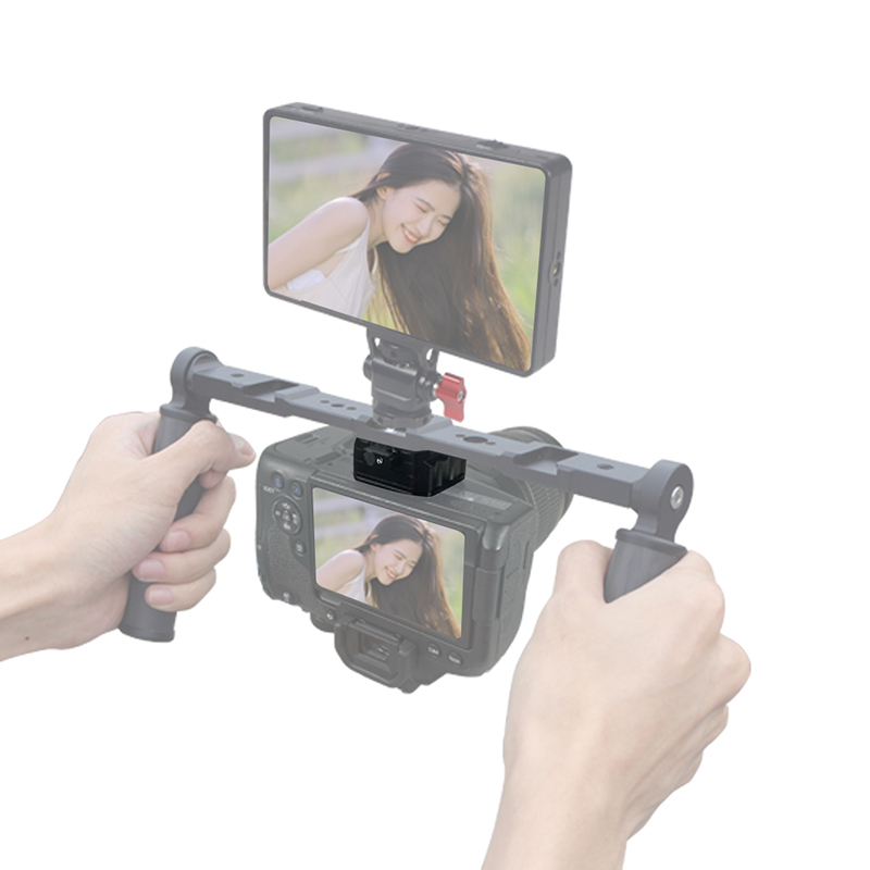 Quick Release Plate Clamp V Port Instant Camera Mounting for DJI Ronin RS2 RS3 Gimbal Stabilizer Video Tripod Fast Switch Kit. 