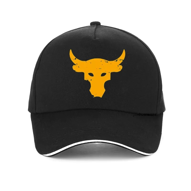 Brahma Bull The Rock Project Gym Logo Baseball Cap Fashion Cool Summer men Dwayne Johnson Brahma Bull Tattoo hat
