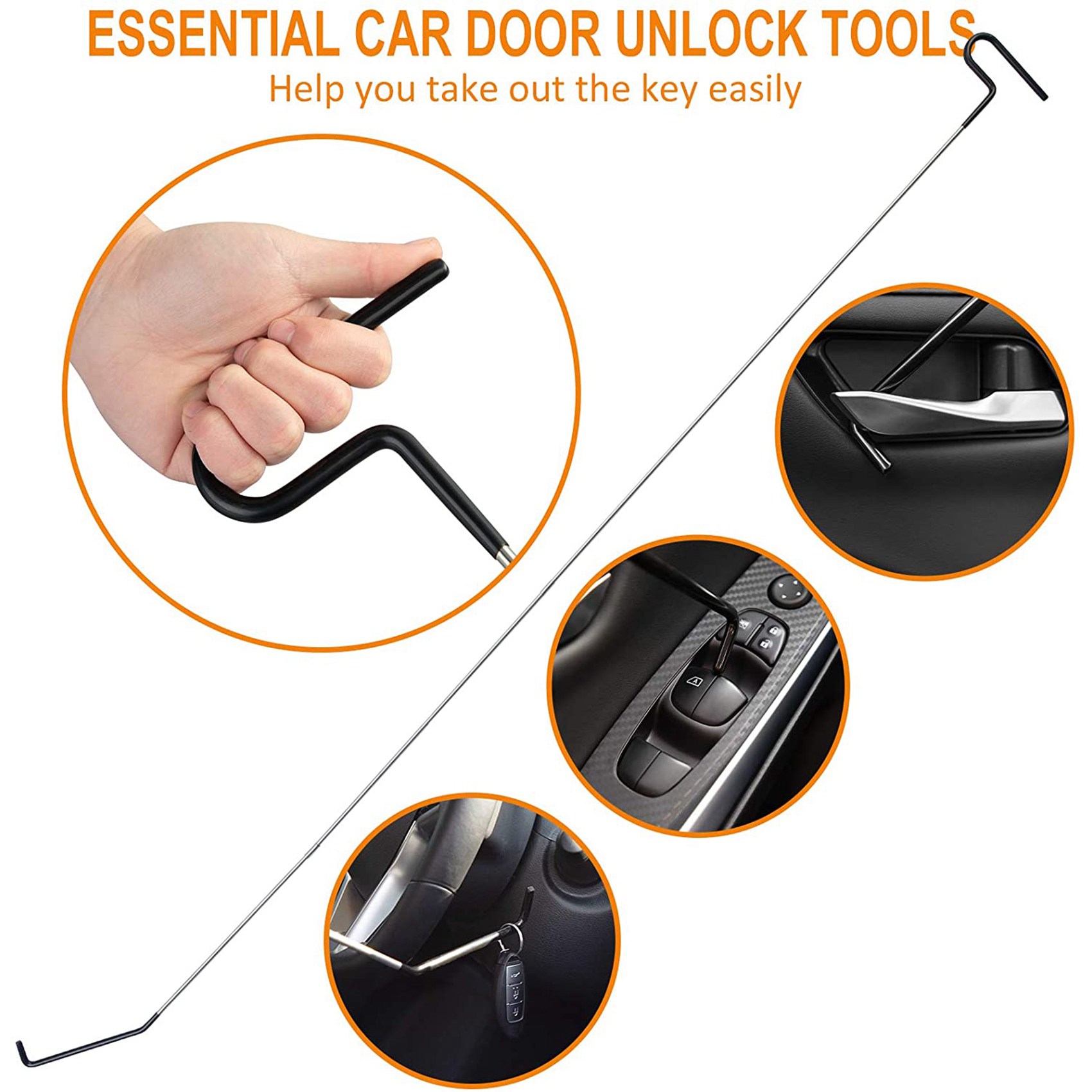 14pcs Car Tool Kit Easy Entry Long Reach Grabber Air Wedge Bag Essential Emergency Car Lockout Kit For Cars Truck Buy Online At Best Prices In Bangladesh Daraz Com