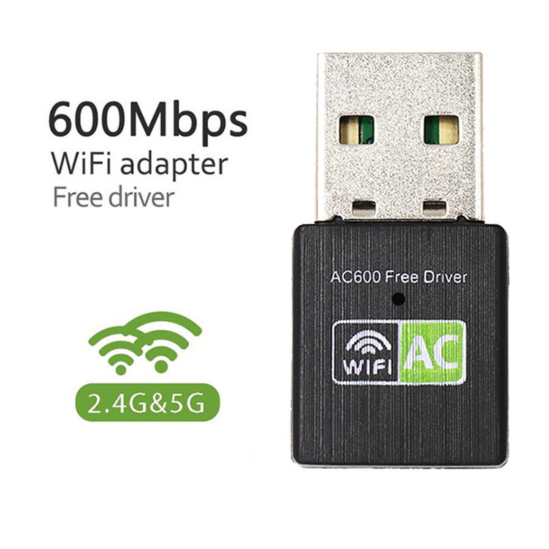Free Driver USB Wifi Adapter 600Mbps Wi fi Adapter 5ghz Antenna USB Ethernet PC Wi-Fi Adapter Lan Wifi Dongle AC Wifi Receiver Demoo. 