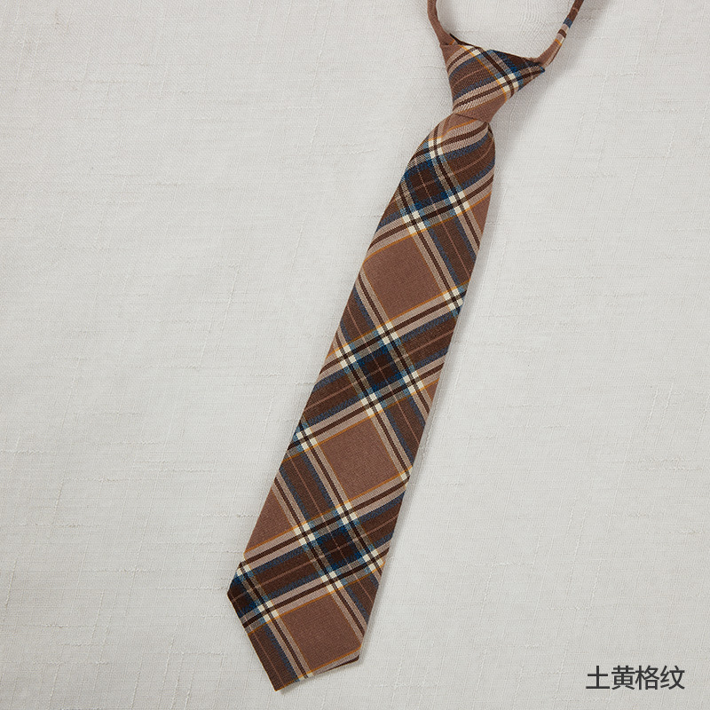 Japanese plaid black check bow tie flower girl varsity graduation photo bow shirt sailor suit