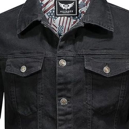 Stretch denim jacket for men stylish | Export quality denim jacket for men black | Jacket for men denim black - winter collection for men denim jacket. 