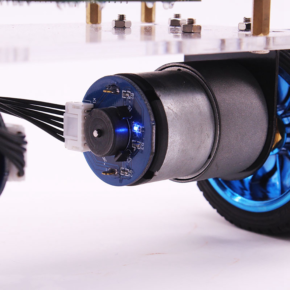 520 Encoder Geared Motor AB Dual-Phase DC Encoder Speed Measurement. 