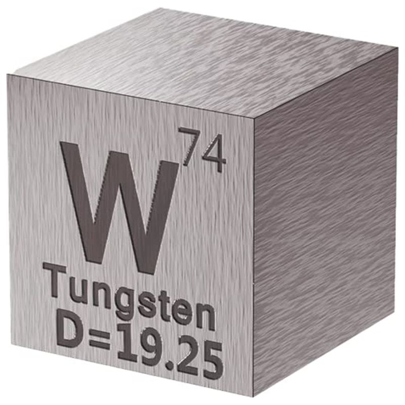 10 Piece Elements-Cubes - Density-Cube Set As Shown Metal 0.39 Inch/10 mm for A Periodic Table of Elements Collection. 