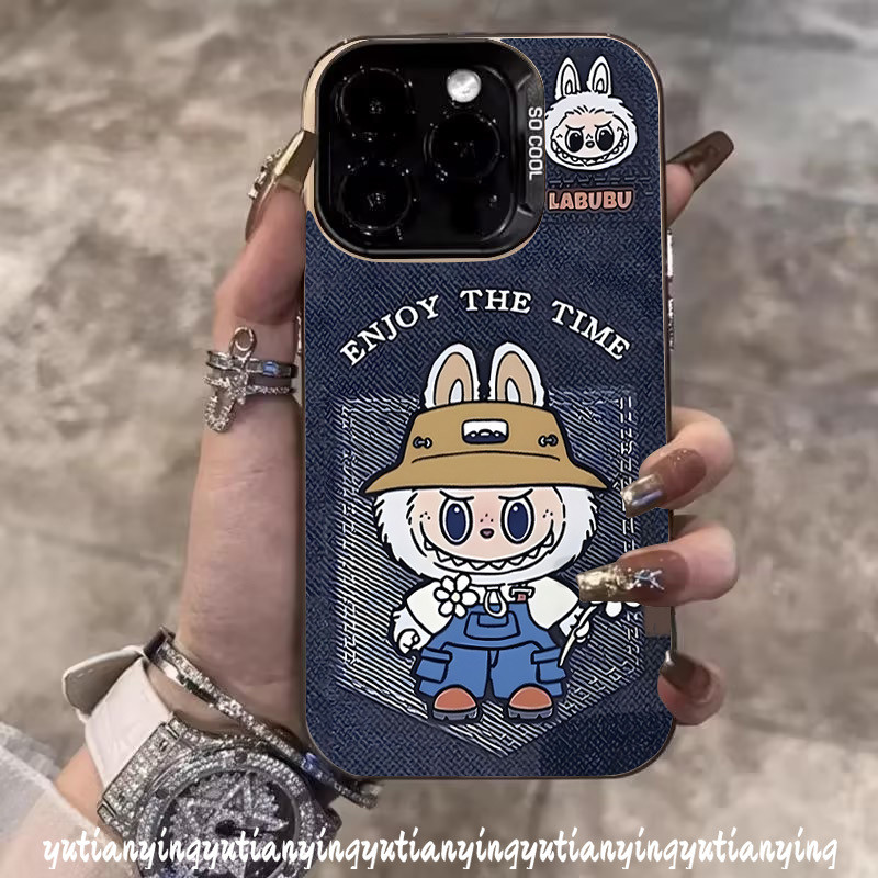 Cartoon Cool Labubu Case For Realme Note 60 50 C15 C55 C35 C63 C12 C67 C61 C11 C53 C65 C25 C21 C17 C21Y C31 C51s C33 C51 C30 C20A C20 9i 5s 7i 5 8i 5i 11 C25Y Narzo N63 Couple Case