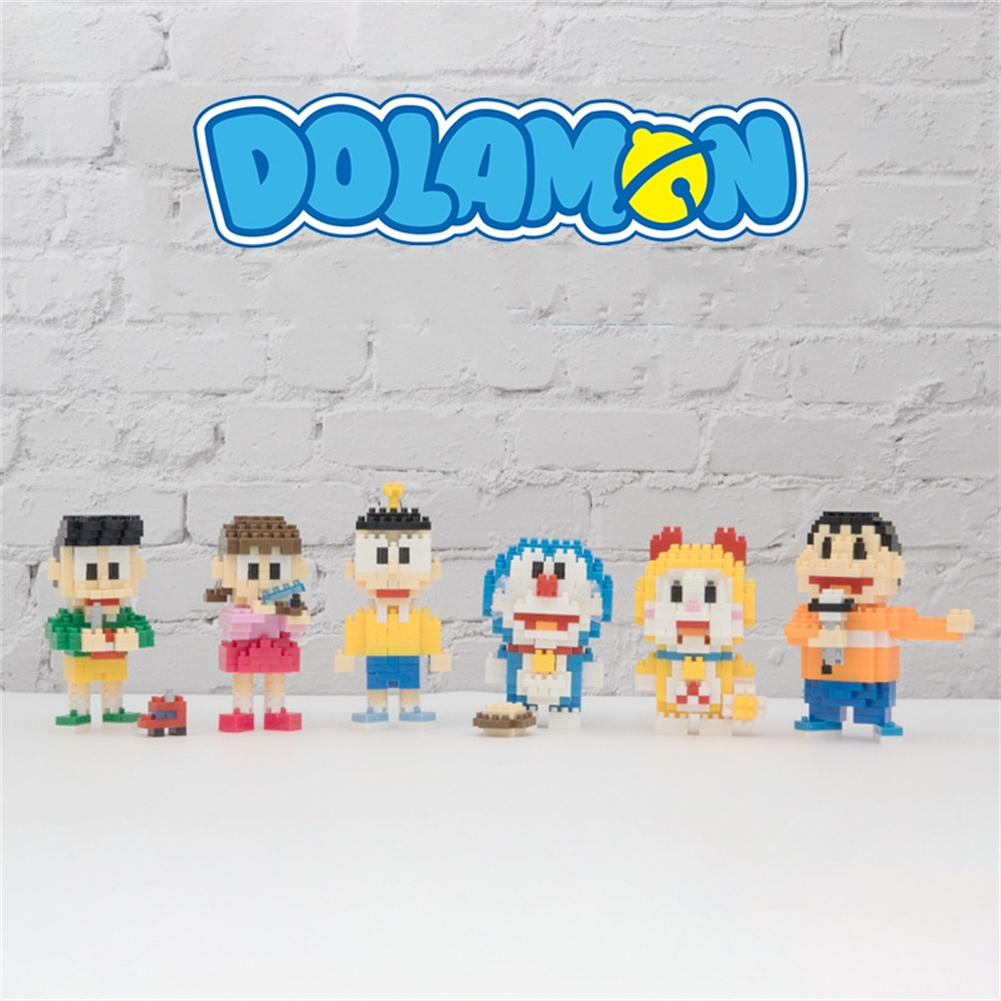 Doraemon Building Blocks Cartoon Anime Assembled Small Particle Building Bricks For Gifts Collection. 