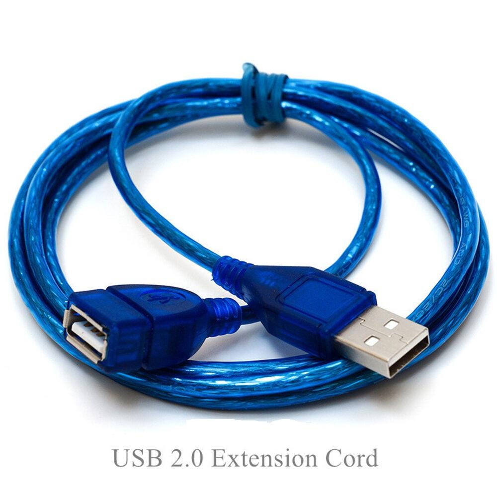 USB 2.0 Extension Extender Cable A Male to Female Cord Adapter 1.5M