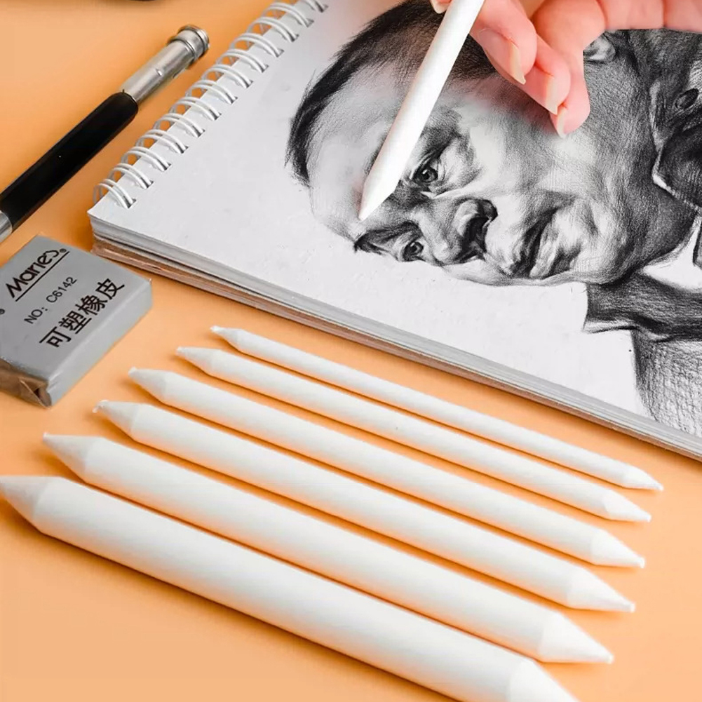 SF Blending Stumps and Tortillions Paper Art Blenders Sandpaper Pencil Sharpener Pointer for Artist Charcoal Sketch Drawing Tools