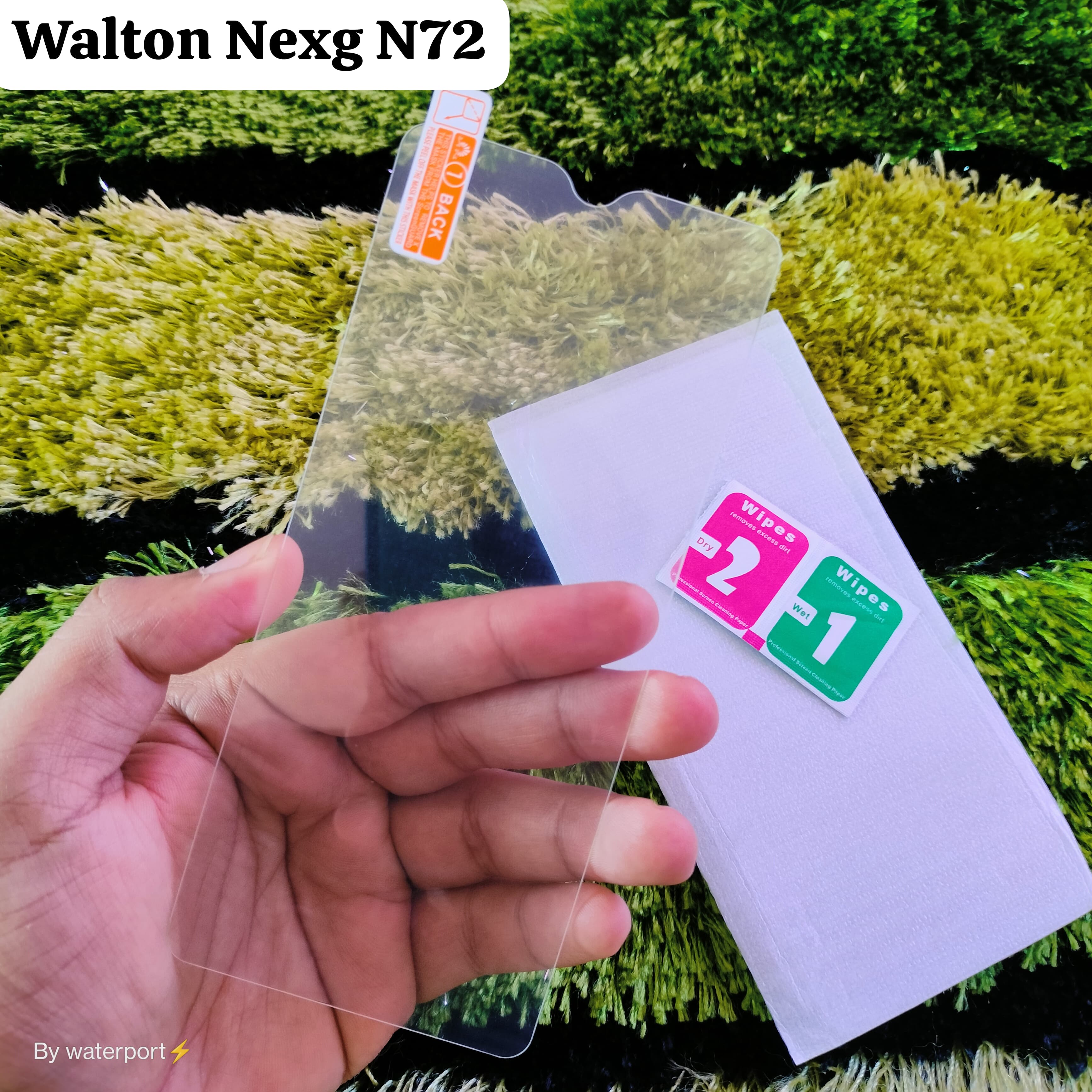 Walton NEXG N72 Screen Protector Gorila Glass Antic Smooth Touch High Quality Best Tempered Protector NEXG N72 6.8 Dot Notch Display