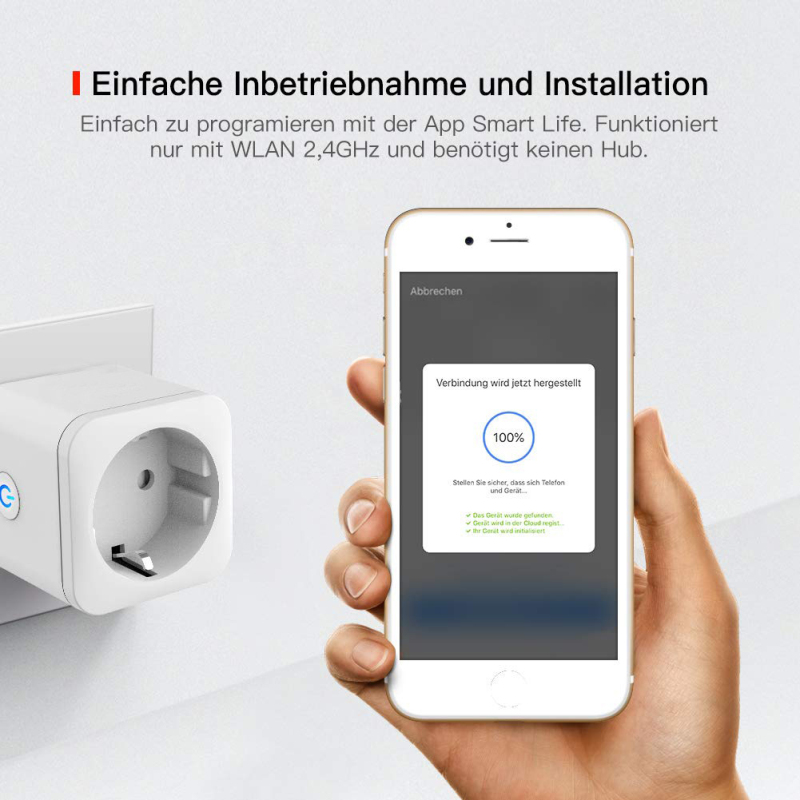 EU Smart Plug Wifi Smart Socket Smart Life Plug Smart Timer Plug Google Home Mini WiFi Switch Smart Home Automation. 