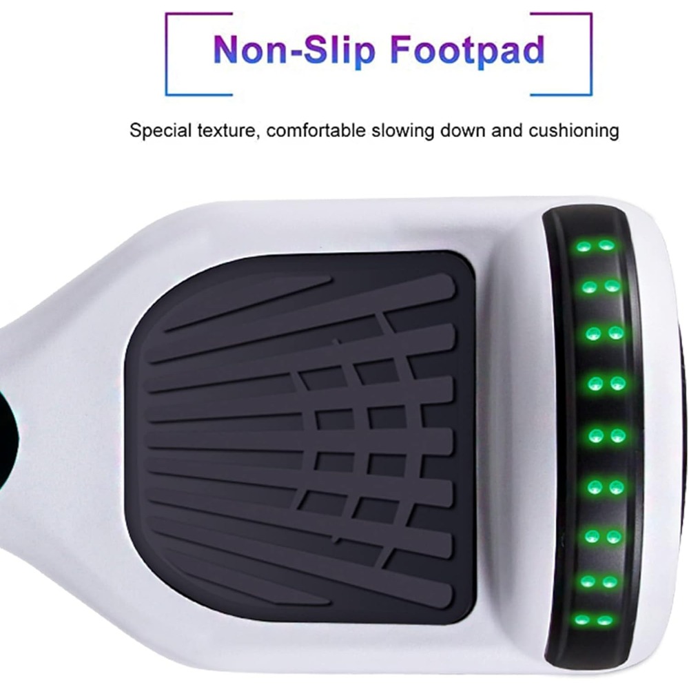 Hoverboard for Kids Ages 6-12 Motorized Kick Scooter With Built-in Bluetooth Speaker and 6.5. 