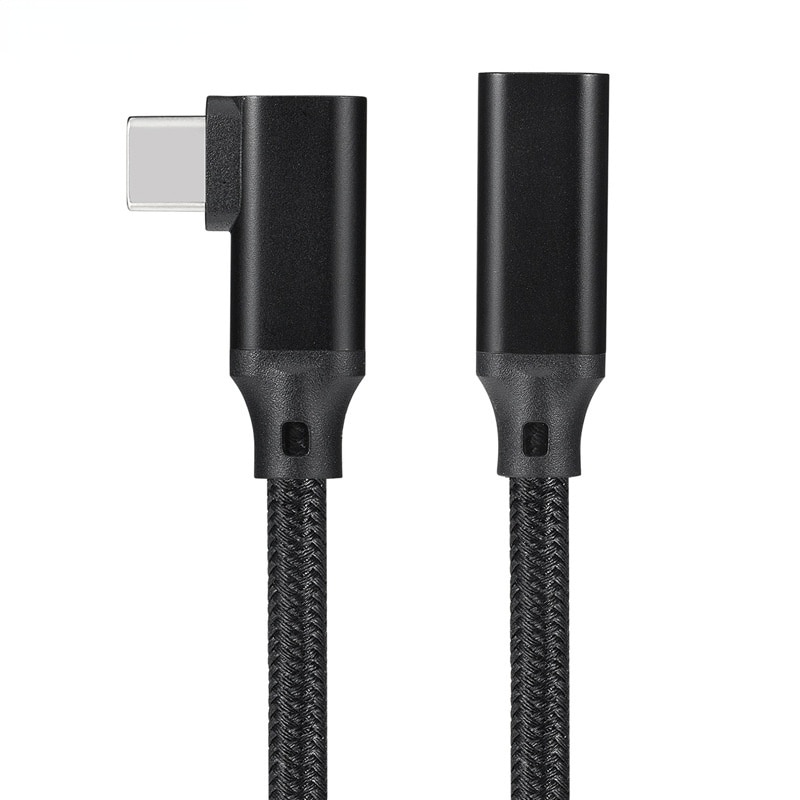1M 2M 10Gbps Gen2 Type-C USB 3.1 Male to USB-C Female Extension Data 100W Charging Cable Extender Cord For Macbook/ Switch/Phone. 