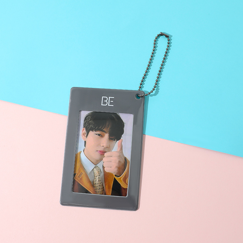 BESFOME Orginal Bangtan Boys Kpop BE New Album Photocard + Card Holder Official Same Style Peripheral Sign. 