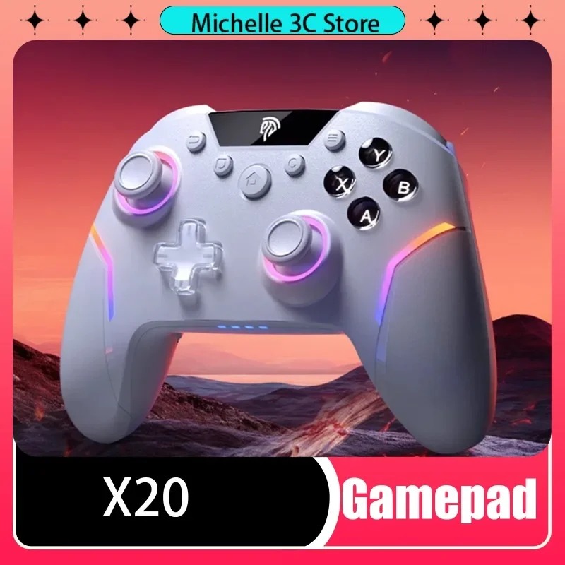 EasySMX X20 Wireless Gamepad Enhanced Controller Compatible with PC/NS/TV/Phone/Laptop Hall Micro Triggers Joystick RGB Effect Wukong. 