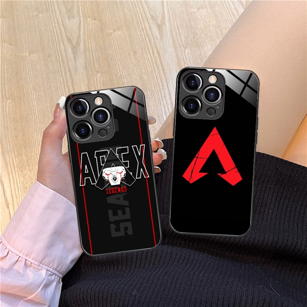 APEX Legends Mobile Cell Phone Case for iPhone 15 14 13 12 11 X XR XS 8 Pro Max Plus Mini PC Glass Phone Cover Funda. 