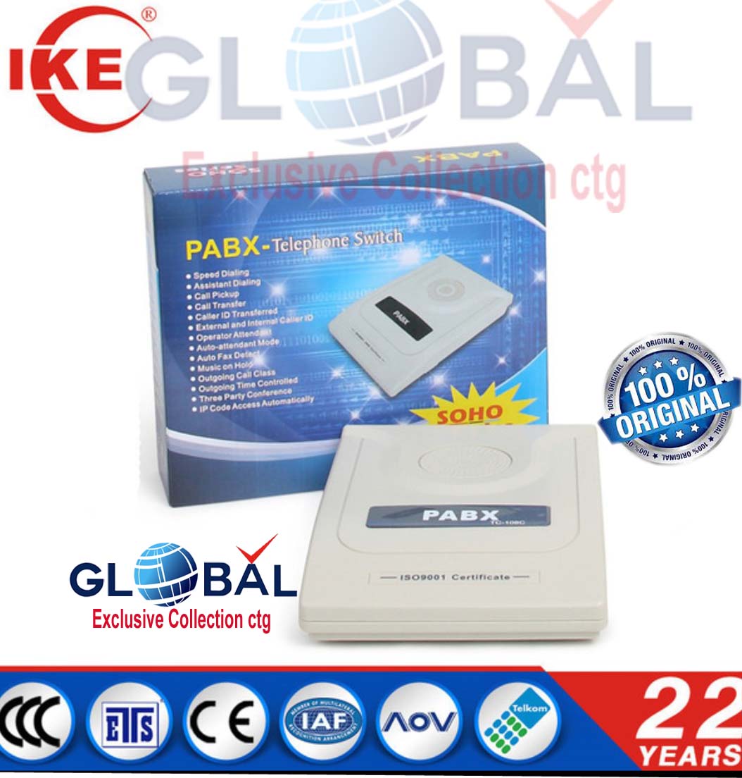 IKE PABX TC-108, 1 Lin in 8Ext .PABX Intercom System. 