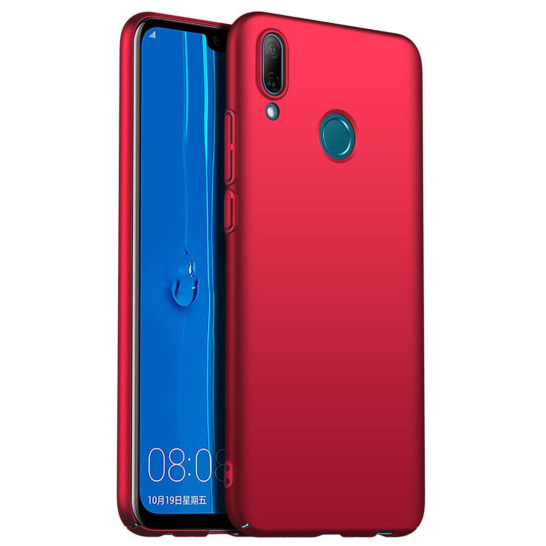 For Huawei Y9 2019 Ultra Thin Matt Finish Anti-Fingerprint Rubberised PC Hard Back Shell Case Cover. 