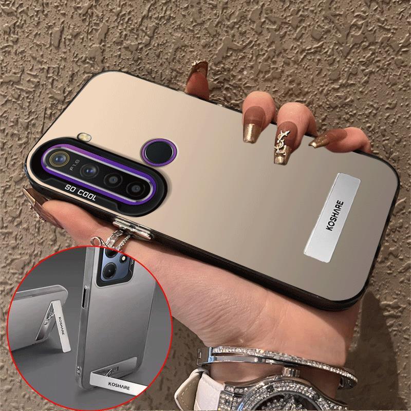Case for Realme 5 realme c3 realme 5i realme 6i phone casing hard case TPU Protector Smooth shockproof Cover new design aesthetic with holder luxury CYCBZJ02