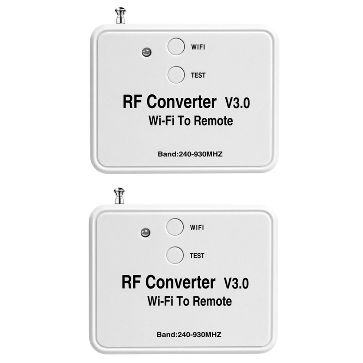 2X Wifi Remote Control Converter Rf Radio Frequency Wifi 240-930 Mhz