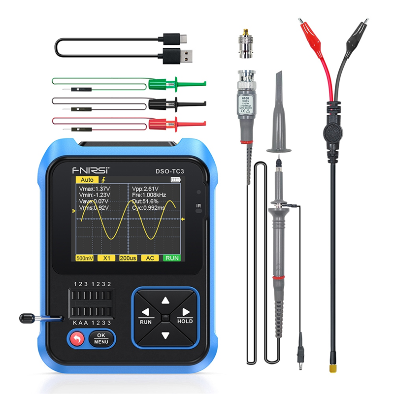 -TC3 Digital Oscilloscope Transistor LCR 3 in 1 Tester B