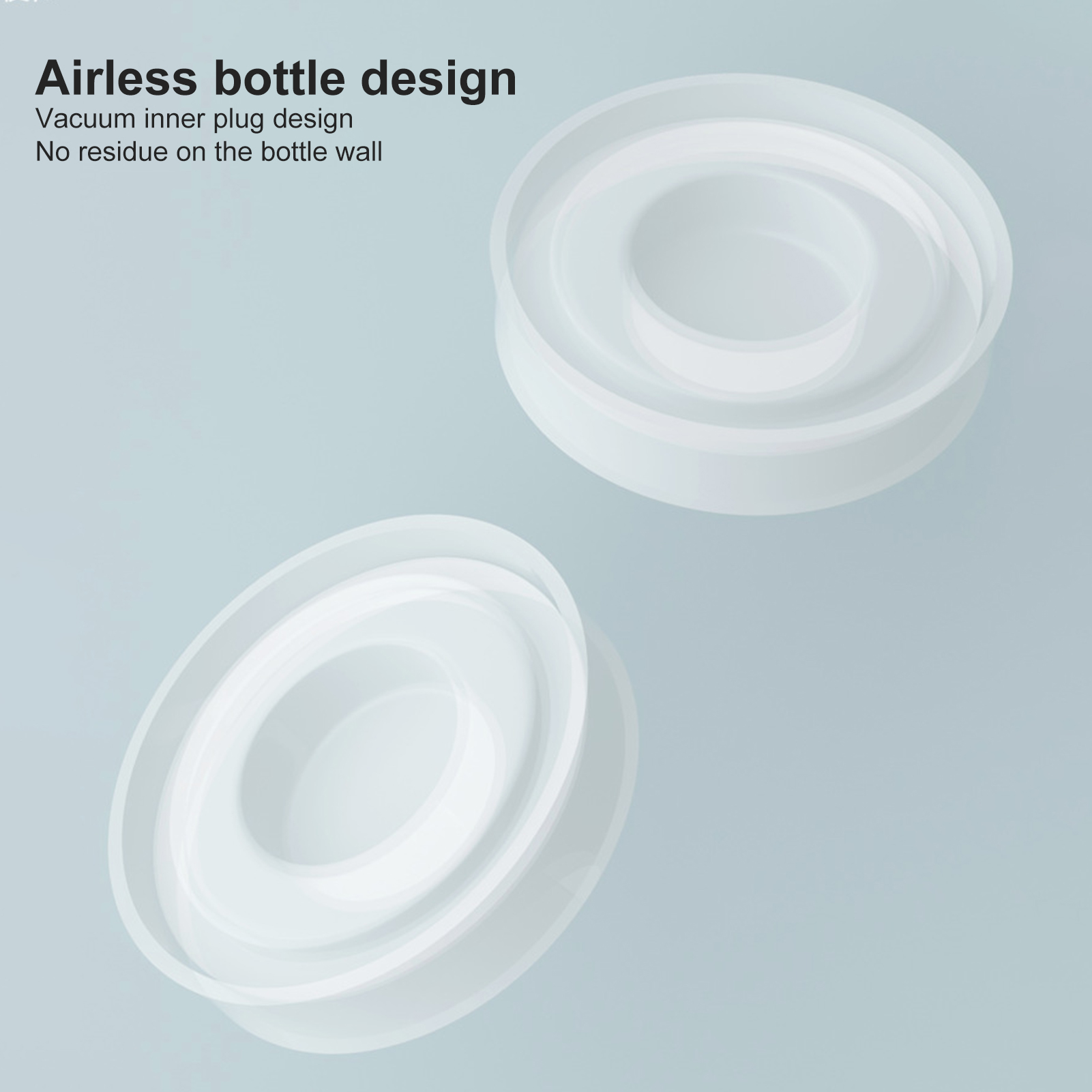 15ml/30ml/50ml Cream Bottle Portable Leak-proof Empty Airless Moisturizer Face Cream Dispenser for Travel. 