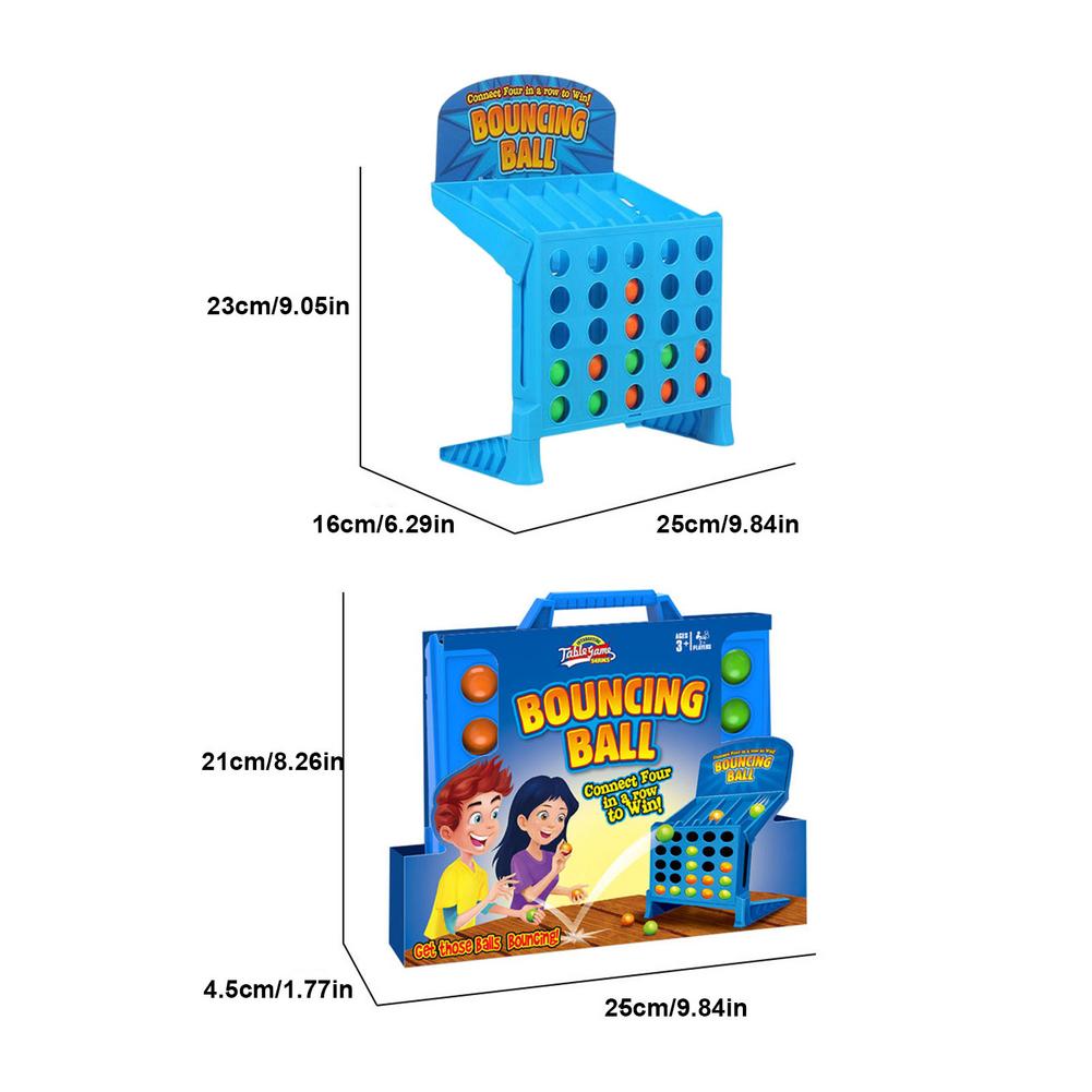 Bouncing Linking Shots Educational Multiplayer Toys For Children Hand Jump Ball Quadruple Chess Fun Competitive Desktop Game. 