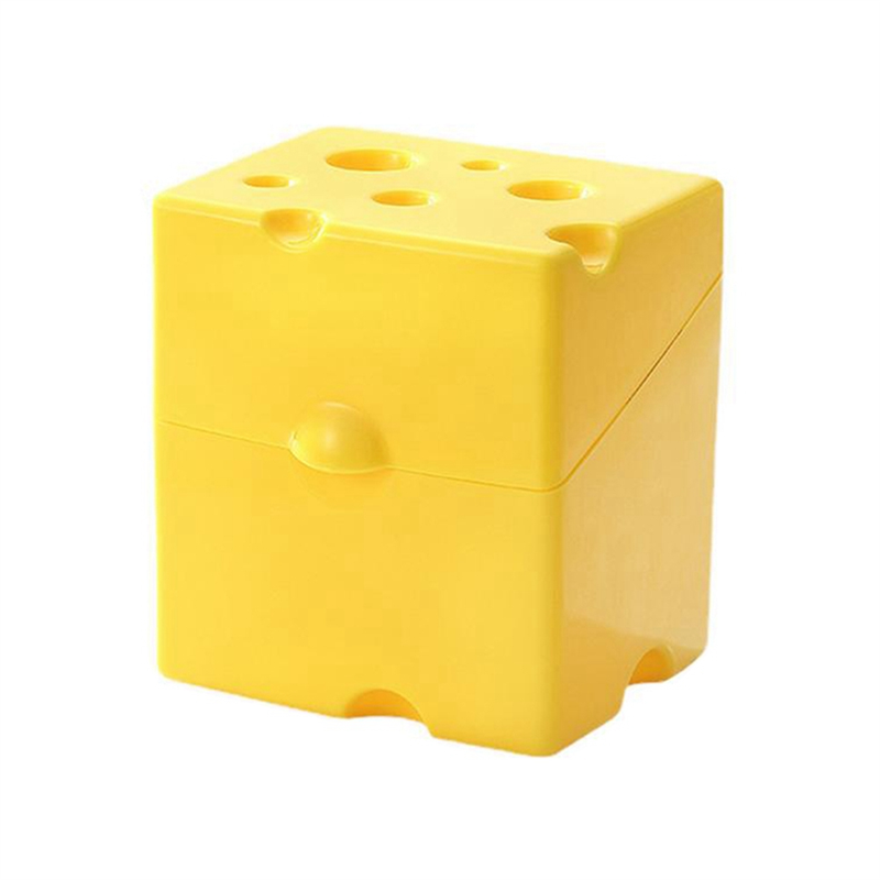 Cheese Storage Container Cute Kitchen Accessories with Lid Cute Kitchen Accessories Slice Cheese Holder Cheese Design