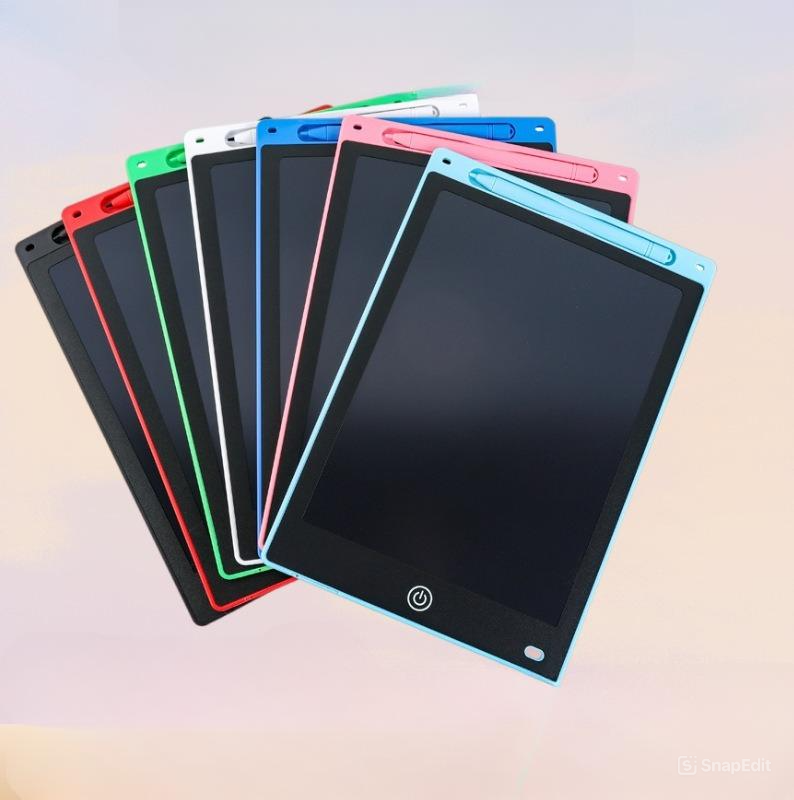 LCD Writing Tablet Electronic Handwriting & Drawing Pad for Kids, Magic Board with Lock & Erase Button. 