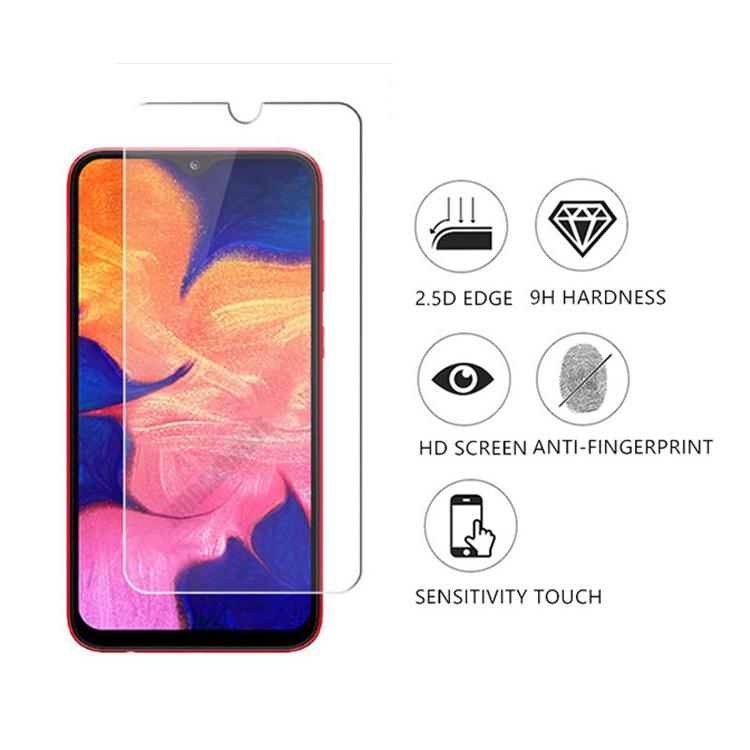 Samsung Galaxy A10E Tempered Glass Screen Protector 2.5D - Transparent. 