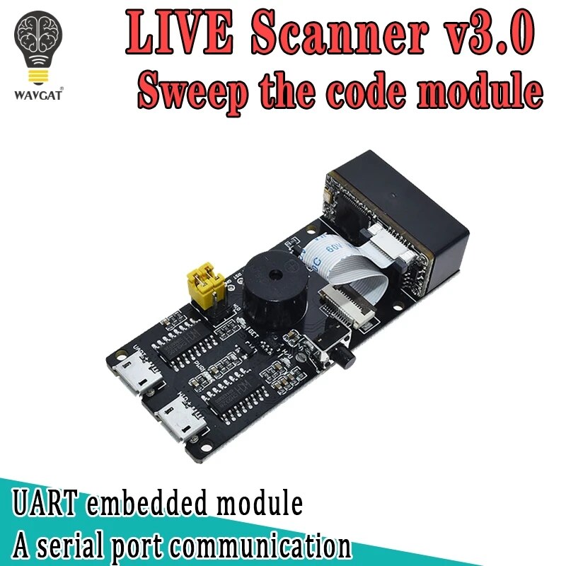 Embedded code scanner gate check scanning module mobile phone payment Serial Communication Interface USB Keyboard Input Bar Code