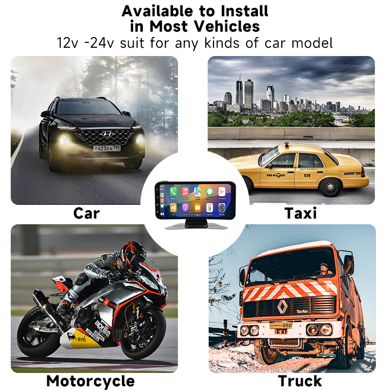 JIUYIN Universal Car Radio Multimedia Navigation Wireless Carplay Apple Android Auto 6.25“ Touch Screen Bluetooth Music Player. 