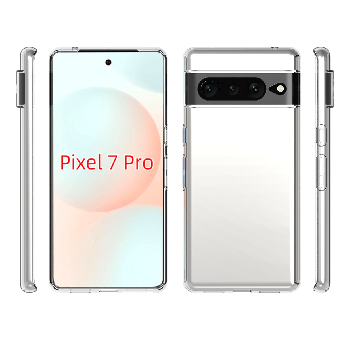 Phone Case For Google Pixel 7 Pro Waterproof Texture TPU Phone Case. 