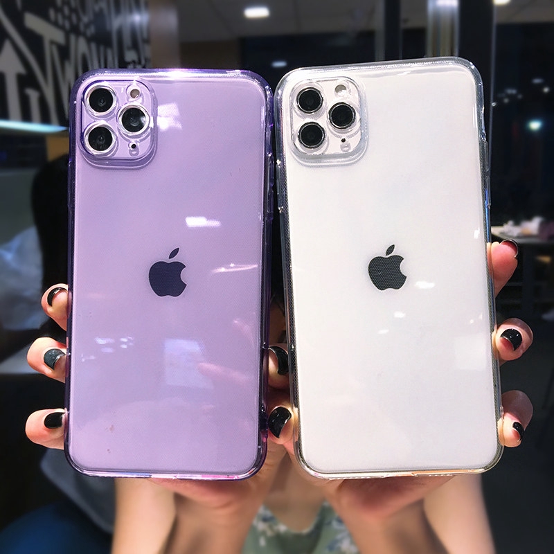 Fashion Neon Fluorescent Phone Case Casing iPhone For iPhone 11 case For iPhone 13 12 11 Pro Max XR X XS MAX 7 8 Plus case Transparent Cases Soft Silicone Back Cover casing iphone 11 case iphone 13 pro max casing iphone case. 