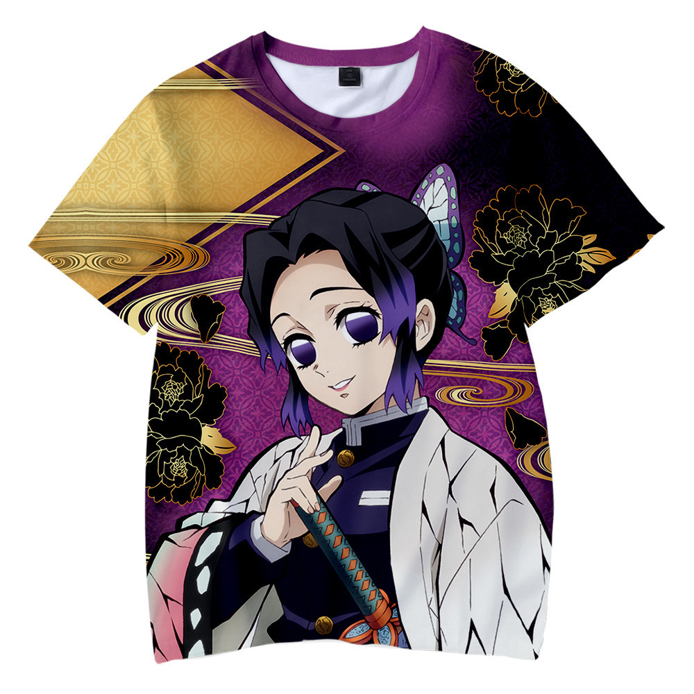 Anime Demon Slayer 3D Print T Shirt Kimetsu No Yaiba Summer Adult Top Kamado Tanjiro Nezuko Japanese Cartoon T-shirt. 