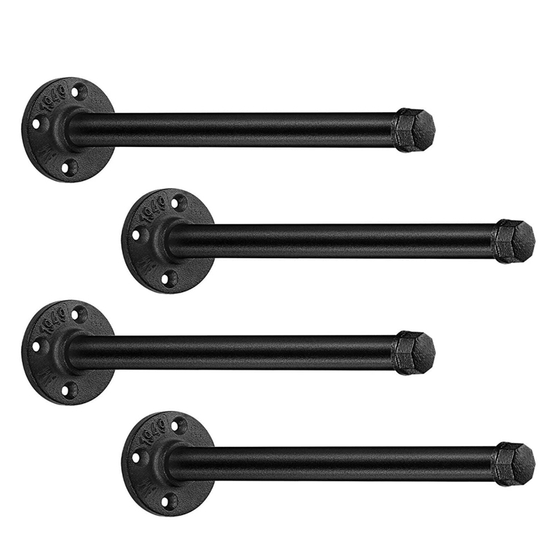 Pack Inch Shelf Brackets Heavy Duty Floating Shelf Brackets For