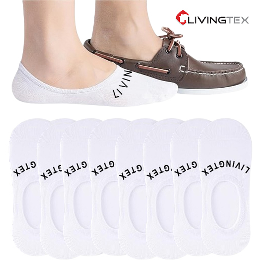NoShow Socks, Loafer Socks for Men - 4 Pairs muja white color for men/women 4 pair premium quality _  Loafer muja _ short socks