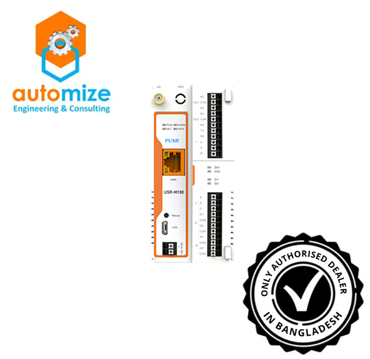 USR-M100-ETH Remote IO Edge Gateway. 