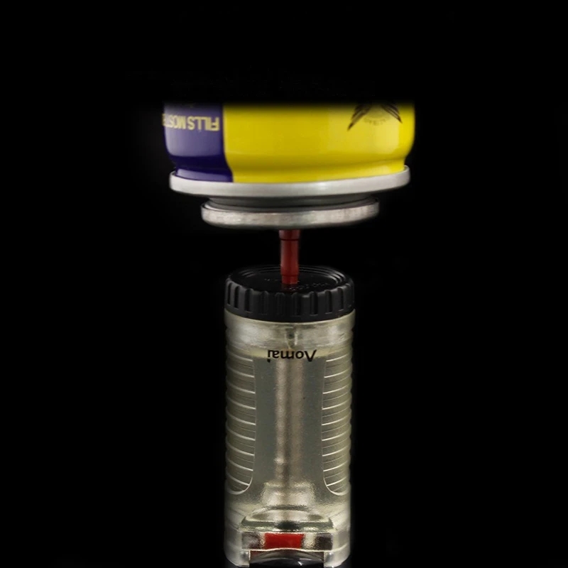 Aomai Am7102 Grinding Wheel Transparent Inflatable Floating Fire Lighter New Exotic Lighter Creative Personality Lighter. 