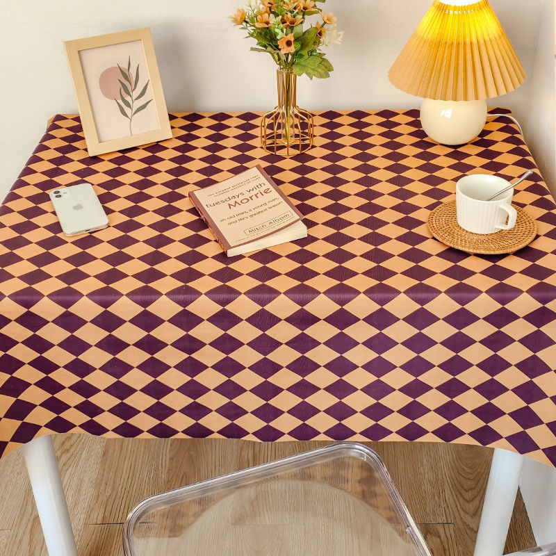 Cream style tablecloth, student dormitory study desk cloth, high-grade photo decoration cloth, French coffee table cloth, ins Japanese. 