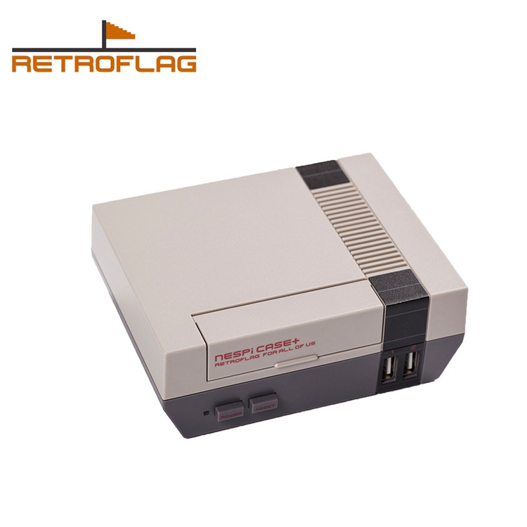 RETROFLAG NESPi Case Plus Functional Power Button with Safe Shutdown for RetroPie Raspberry Pi 3/2 Model B & Raspberry Pi 3B+(NESPI Case+)