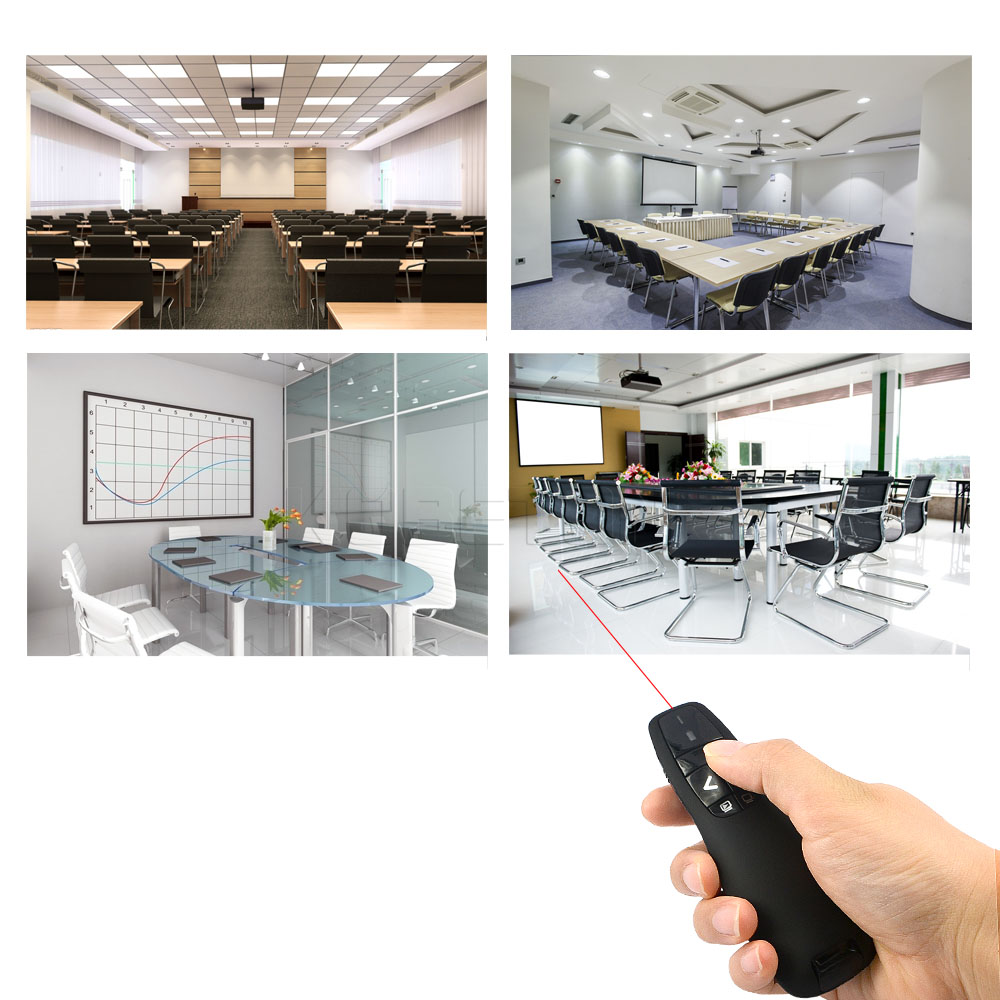 Kebidu 2.4GHz Wireless USB Presenter Powerpoint PPT Presentation Remote Control Flip Pen. 