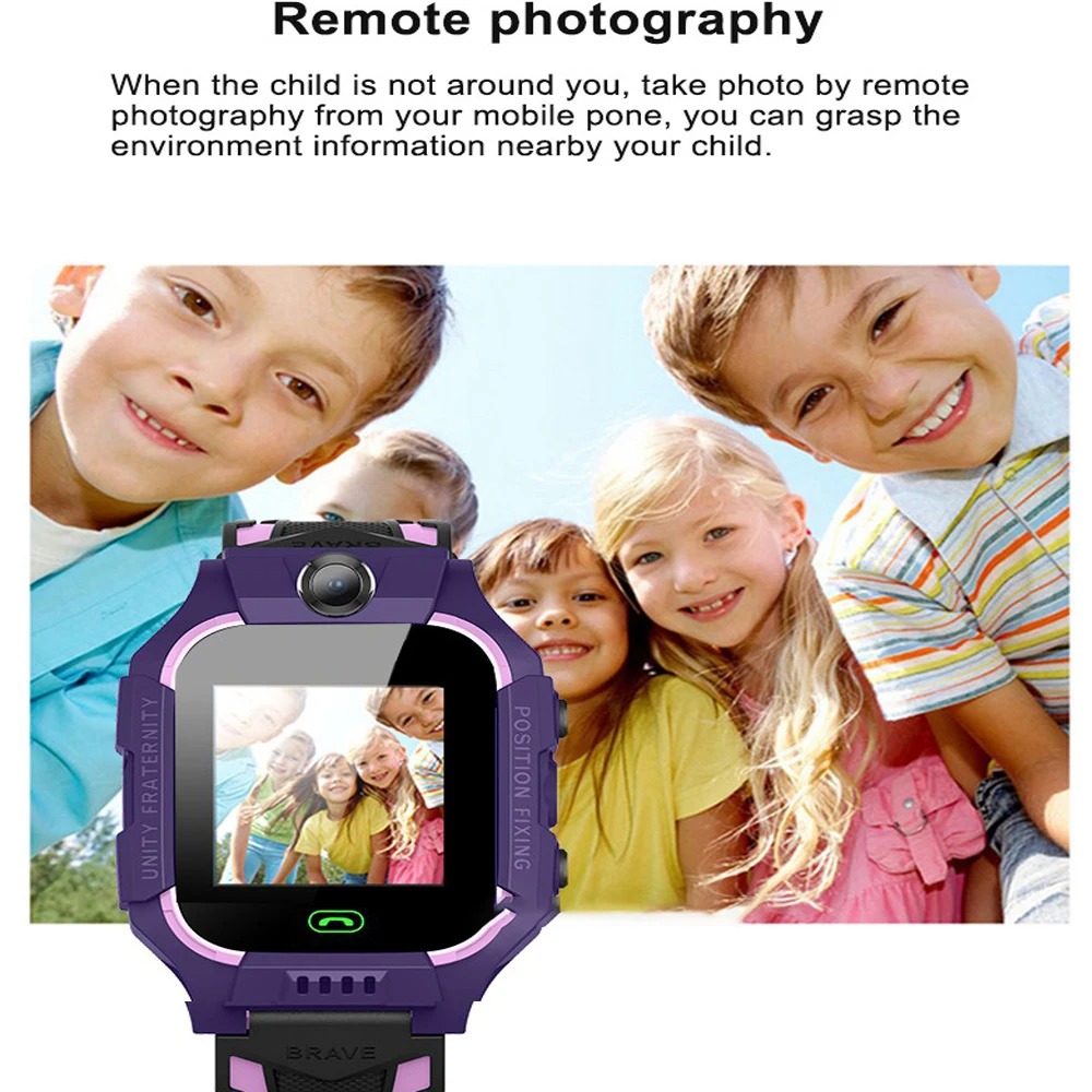 Kids Smart Watch Phone Math Game Flashlight LBS Location SIM Card 2G Call Camera SOS Back Monitor Children Smartwatch Clock Gift. 