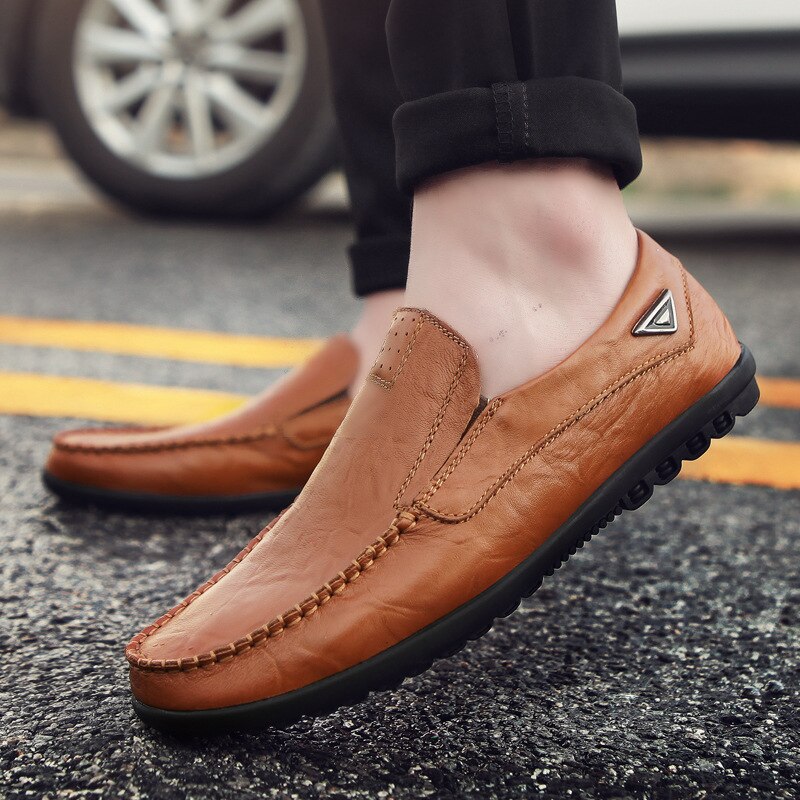 2022 Spring Summer New Men's Casual Leather Shoes Large Size Driving Shoes  Man British Cowhide Shoes for Men: Buy Online at Best Prices in Bangladesh  